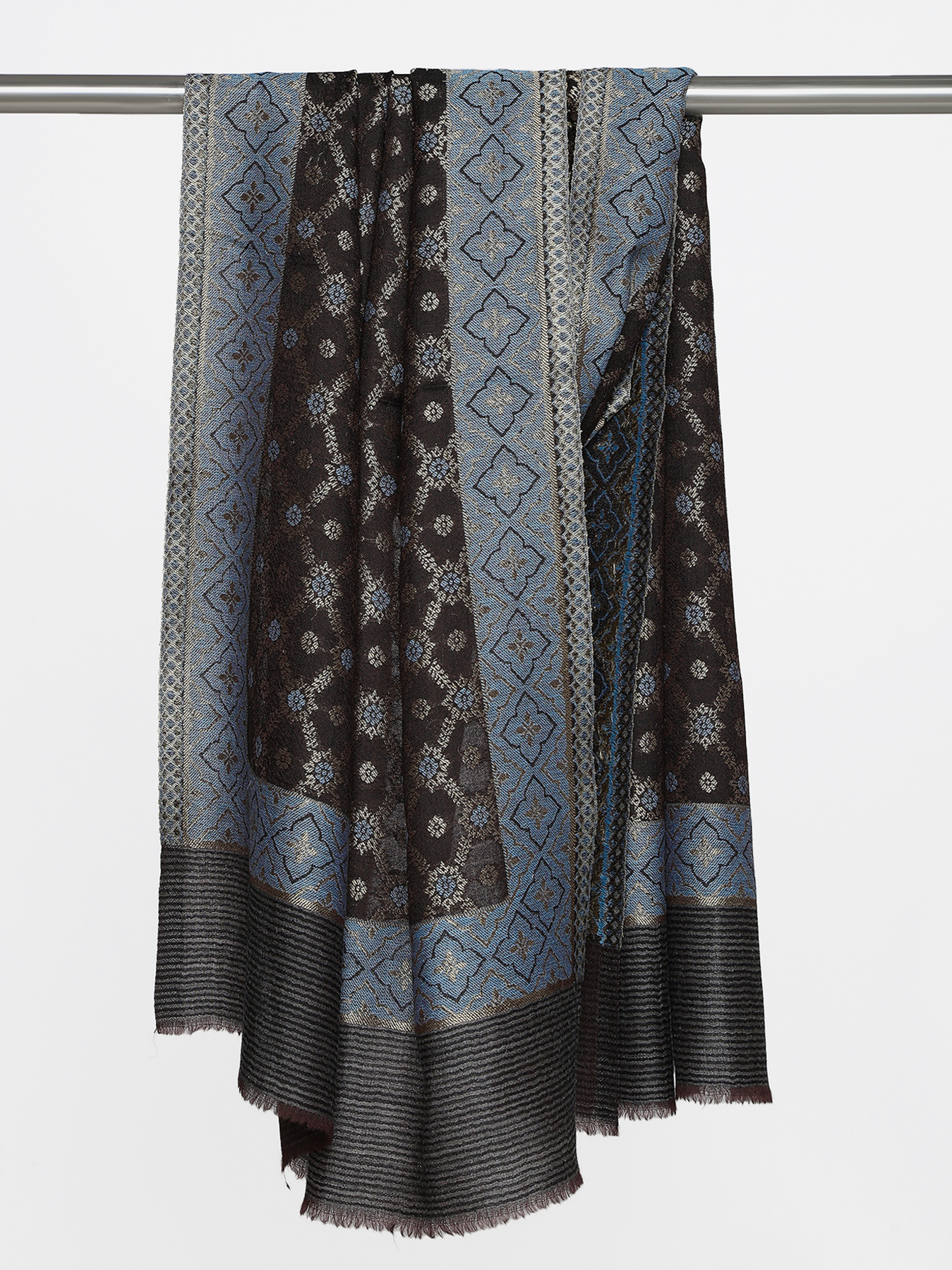 Imperial Sapphire Weave Stole