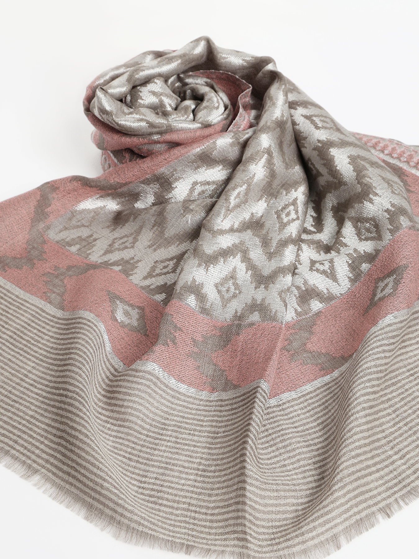 Rose Quartz Cashmere Blend Stole