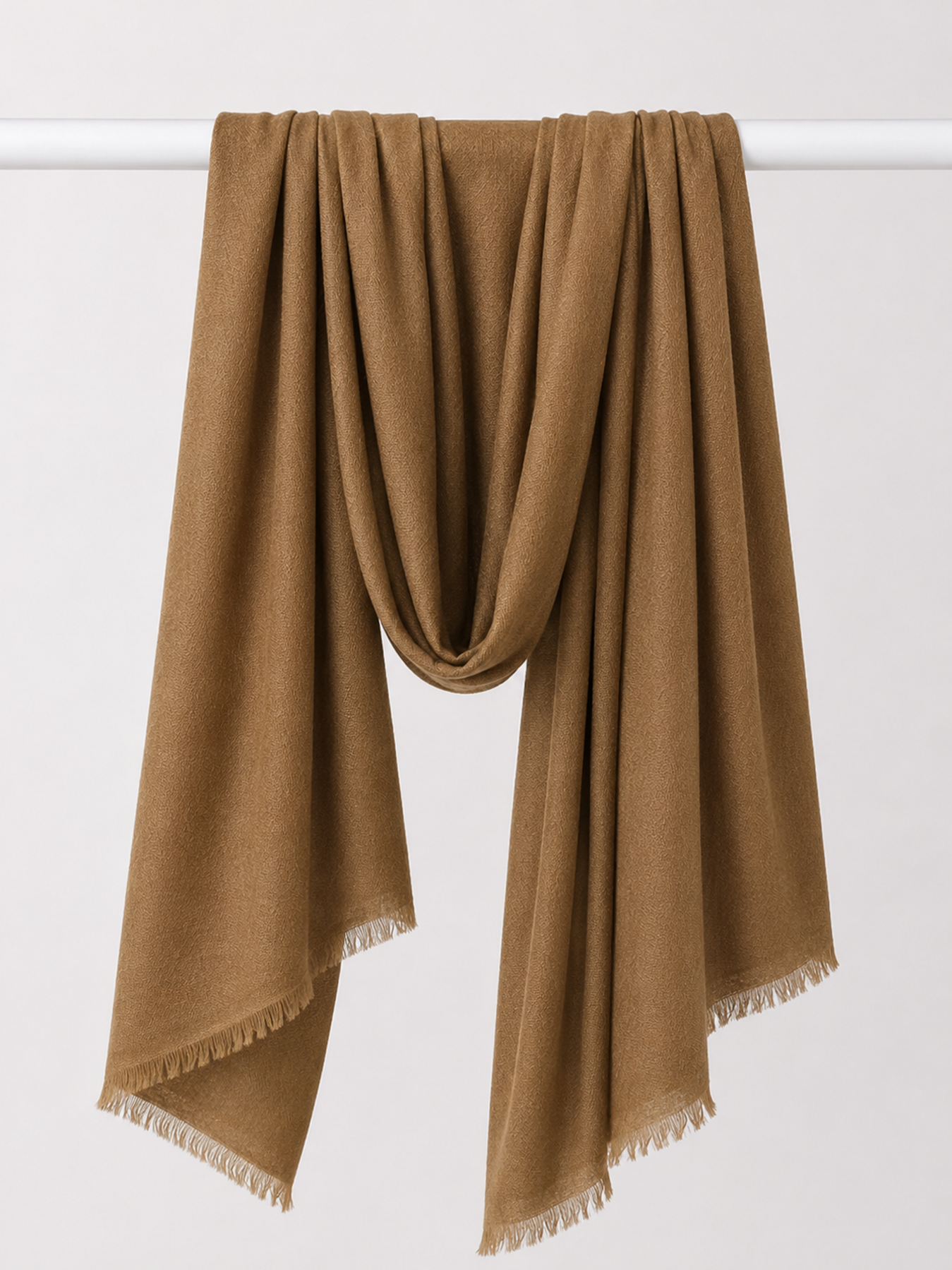 Cinnamon Camel Cashmere Blend Stole