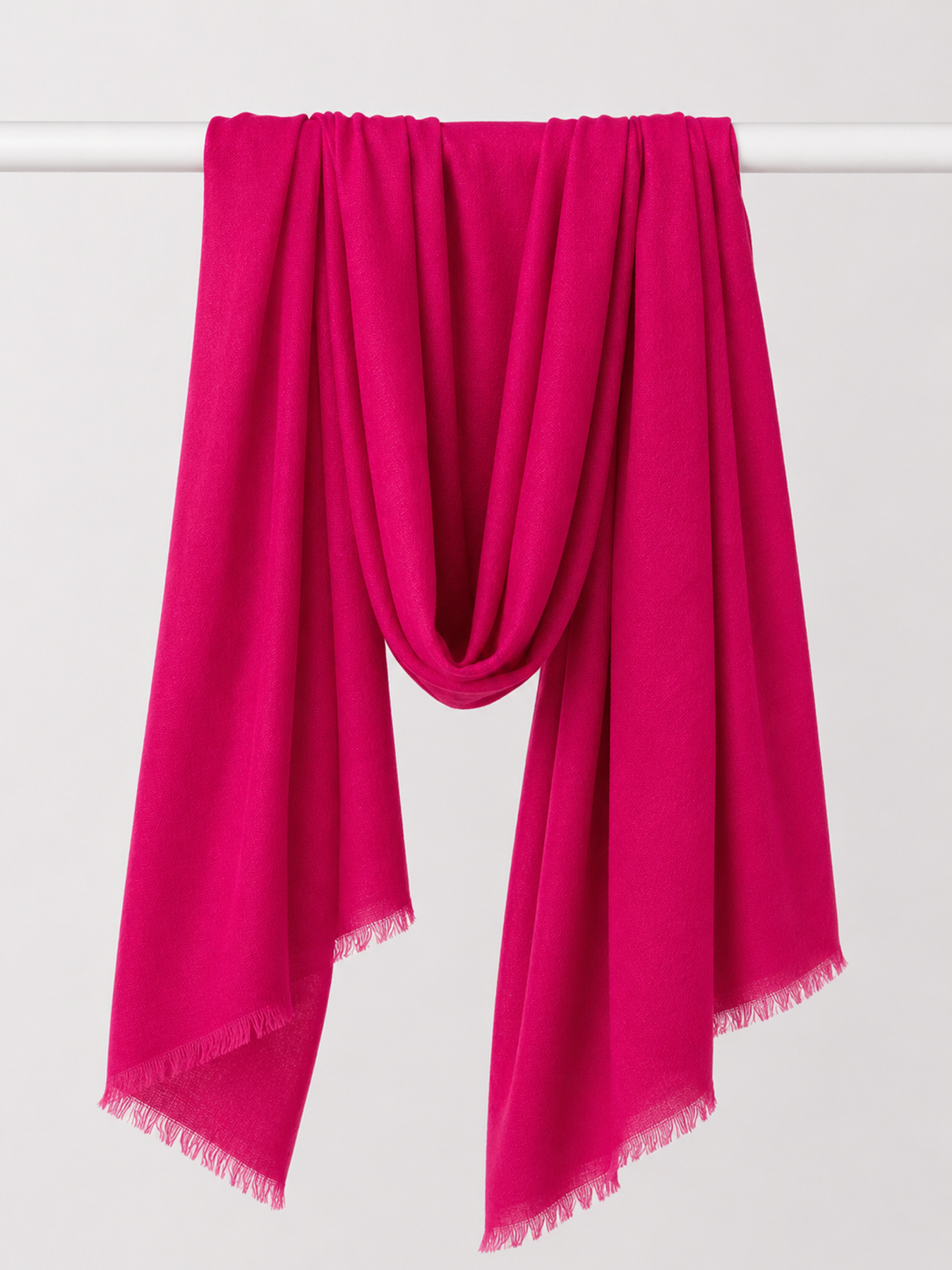 Insiyah Cashmere- Fuchsia Bloom Cashmere Blend Stole