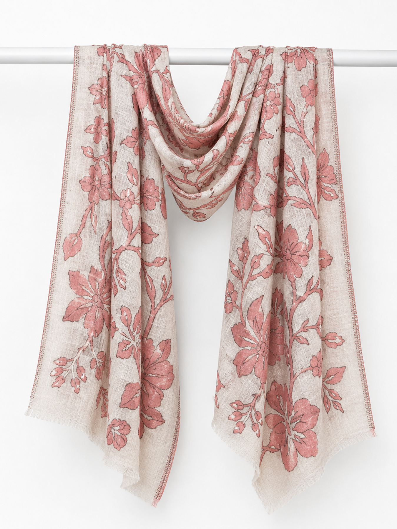 Rose Petal Cashmere Blend Stole