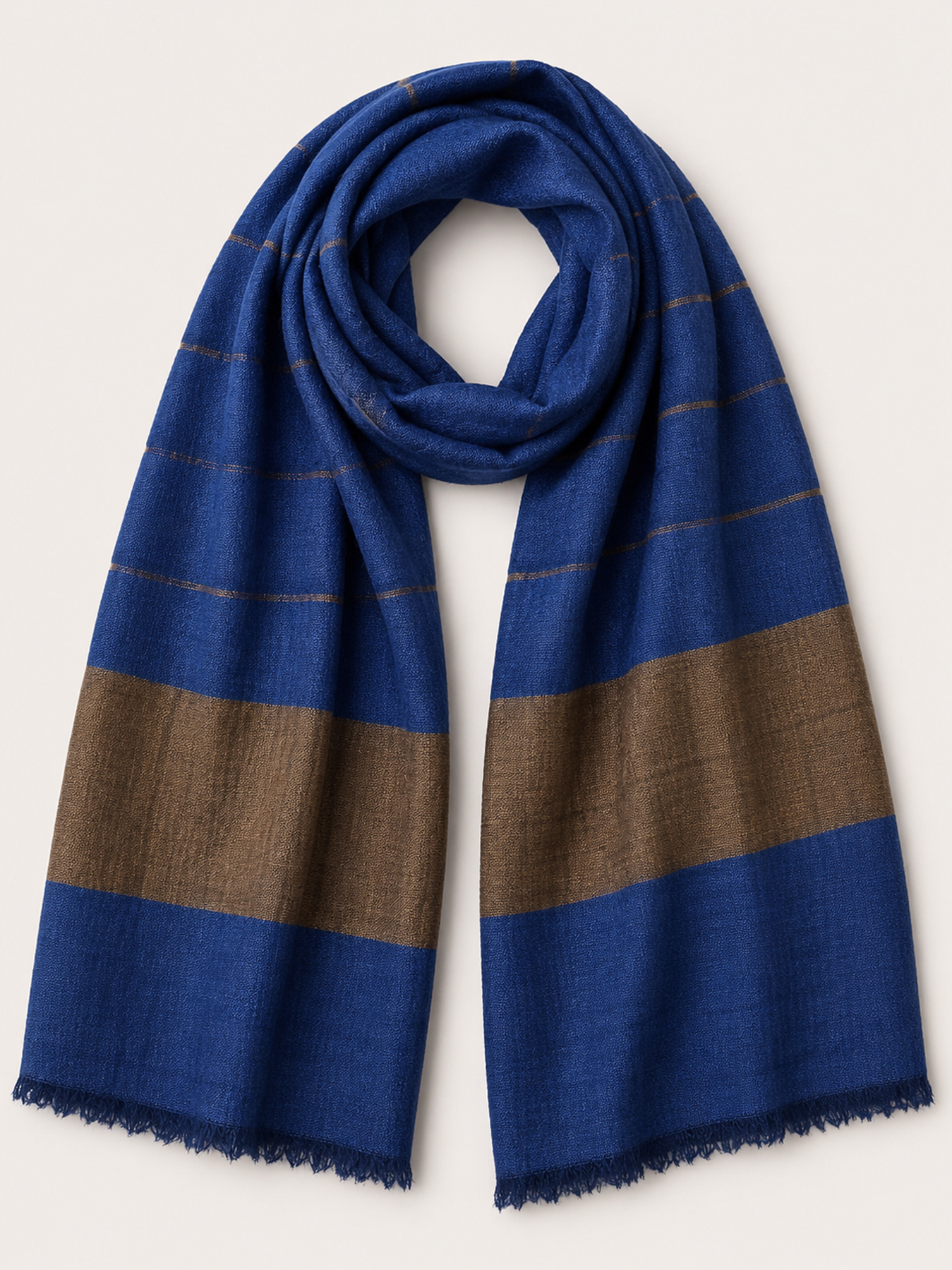 Royal Sapphire Zari Stole